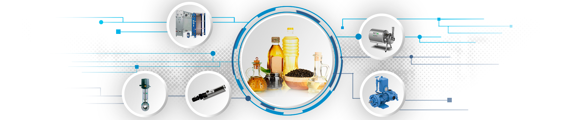 Банер производство на растително олио, сосове и майонеза